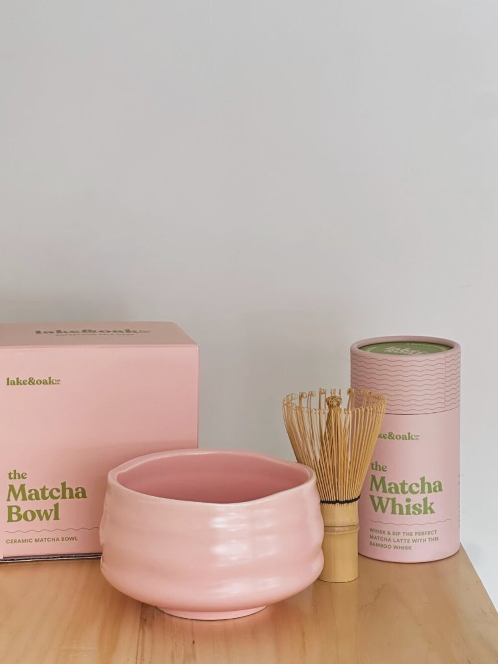 Lake&oak Matcha Bowl & Whisk